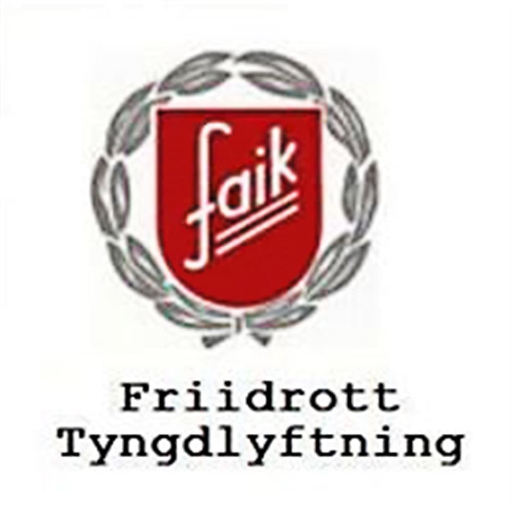 FAIK Tyngdlyftning logotyp